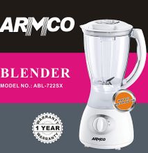 ARMCO ABL-722SX - Blender - 1.5 Litres - 4 Speed with Pulse - Blender - 350W - White & Silver